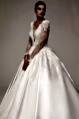 Angela Saten Dantel Prenses Model Gelinlik - Mediha Cambaz Bridal