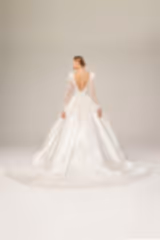 Angela Saten Dantel Prenses Model Gelinlik - Mediha Cambaz Bridal