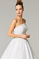 Frank Kasnak İşlemeli Prenses Gelinlik - Mediha Cambaz Bridal