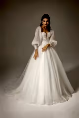 Oly Balon Kol Bohem A Kesim Gelinlik - Mediha Cambaz Bridal