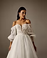 Oly Balon Kol Bohem A Kesim Gelinlik - Mediha Cambaz Bridal